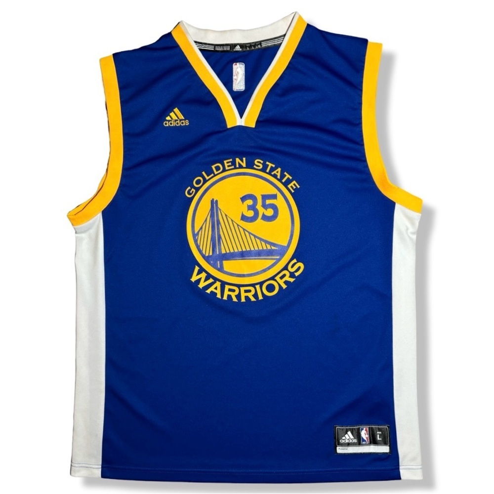 Adidas Kevin Durant Golden State Warriors Basketball Jersey
